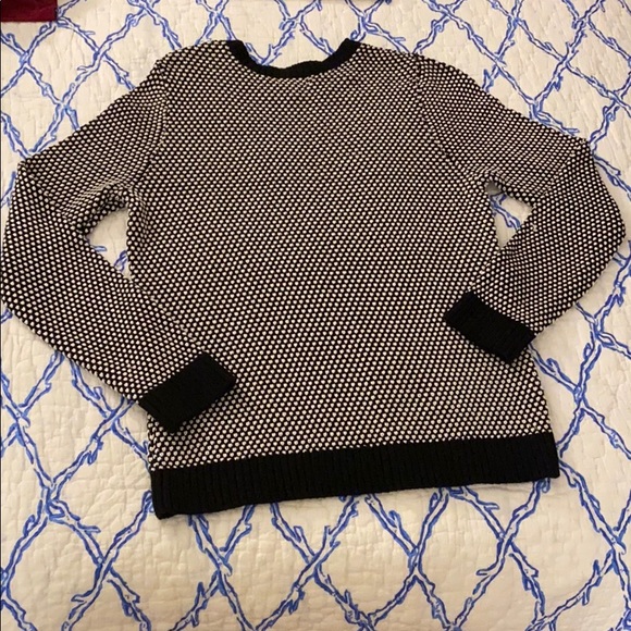 Charter Club black and white sweater EEEEUUCCCC - Picture 5 of 5